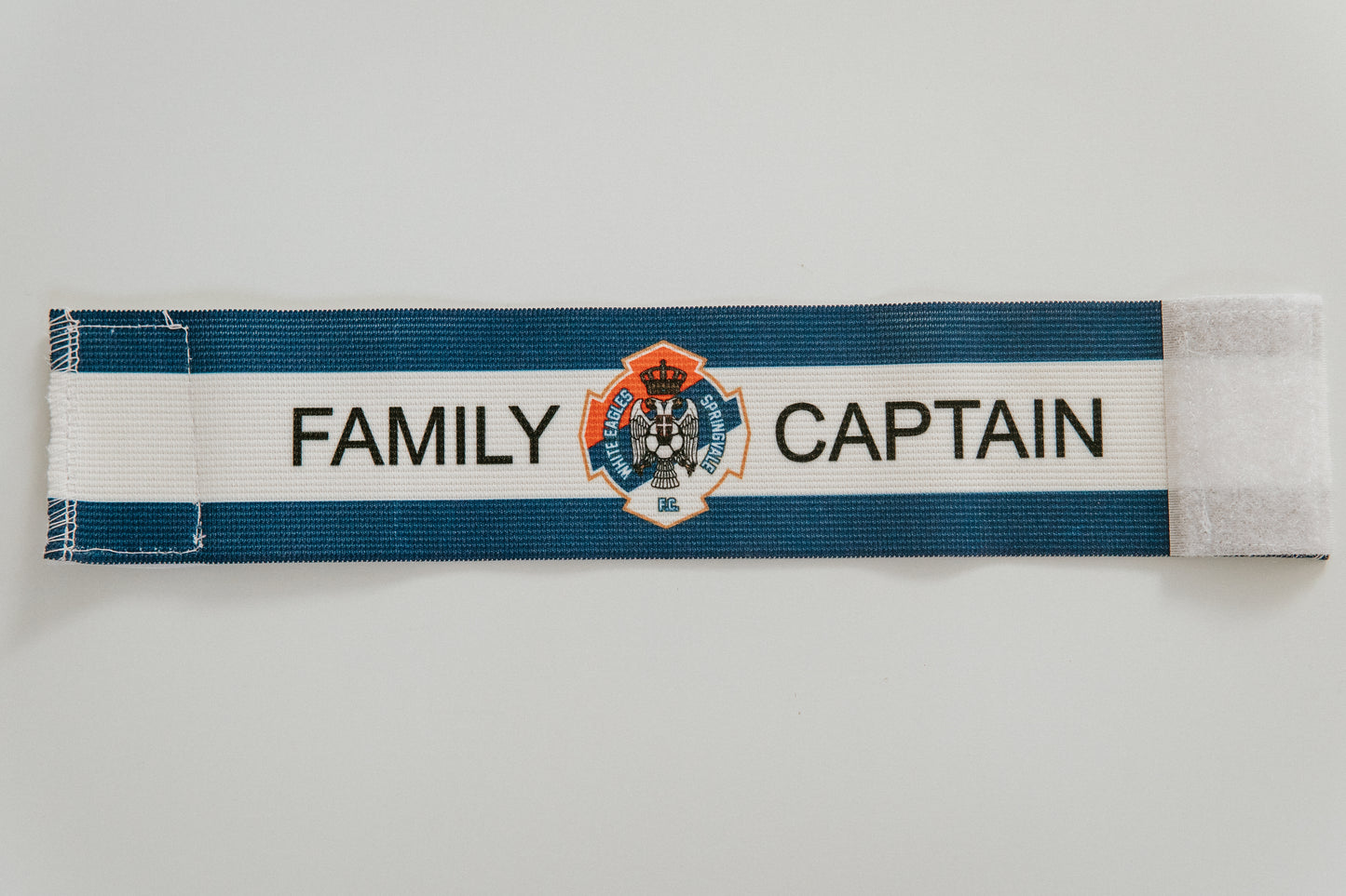 Custom made soccer captains armband.