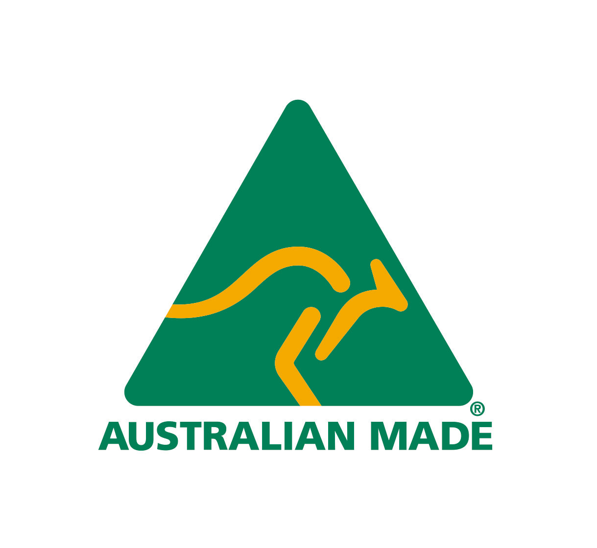 Australian made logo that certifies that this product is made in Australia and not overseas.