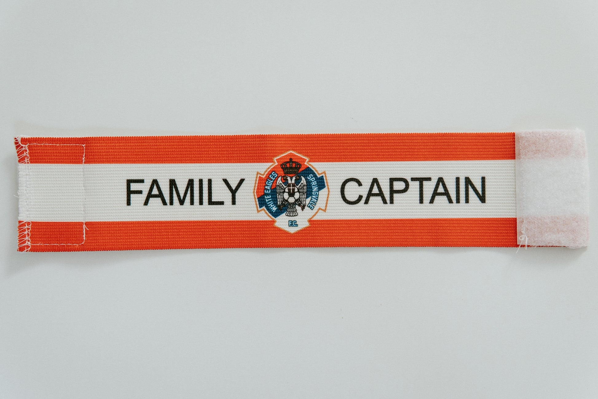 Custom made captains armband. Soccer captains armband designed for NPL Soccer Club.