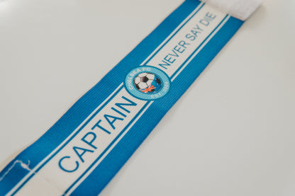 Custom made soccer captain armband.