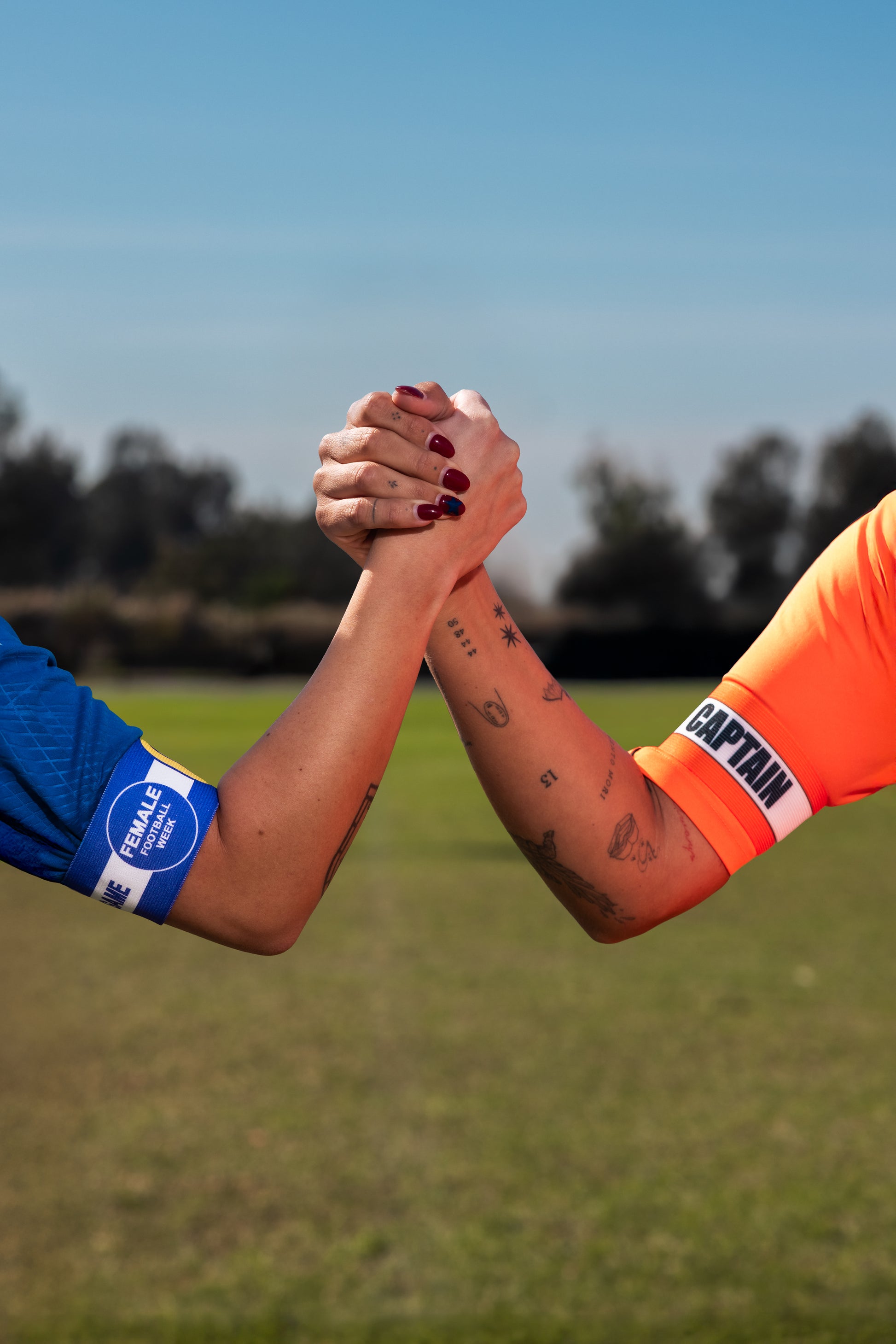 Design your own captain’s armband for sports teams including soccer and hockey